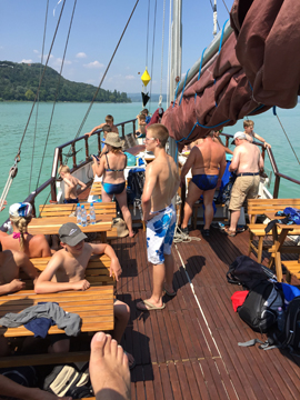 KTV-Trainingslager in Ungarn, Bootsfahrt