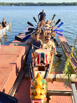 KTV-Trainingslager in Ungarn, Drachenbootfahrt