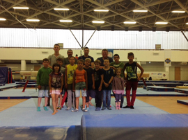 KTV-Trainingslager in Ungarn, KTV Team mit Kriszti&aacute;n Berki