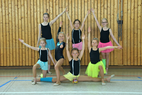 RheinM GymTa und Landesentscheid DTB Dance 2016, Vorf&uuml;hrung Minis, TV Kupferdreh