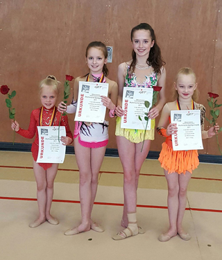 Offene Stadtmeisterschaften RSG, Stadtmeisterinnen