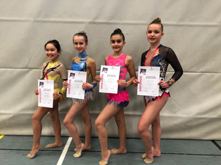 Stadtmeisterschaften Gymnastik 2020, ETB-Gymnastinnen