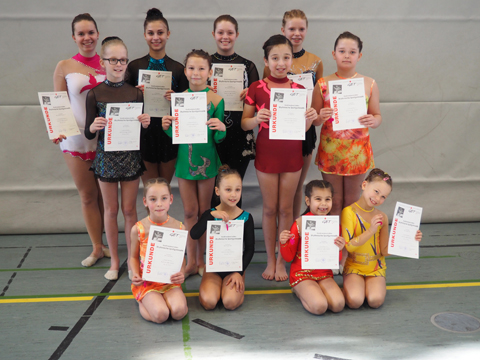 Stadtmeisterschaften Gymnastik 2016, Team TVK