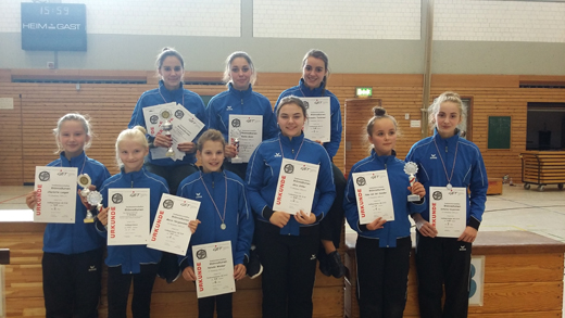 Stadtmeisterschaften 2017 Rh&ouml;nradturnen, Team TV Bredeney