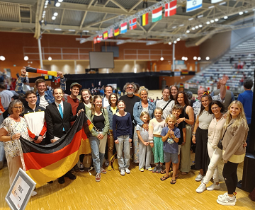 WM 2024 Rhönradturnen, Team und Fans SG Heisingen