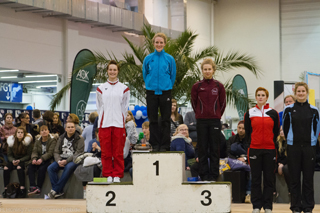 Cyr-Wheel Contest 2017, Siegerehrung Damen